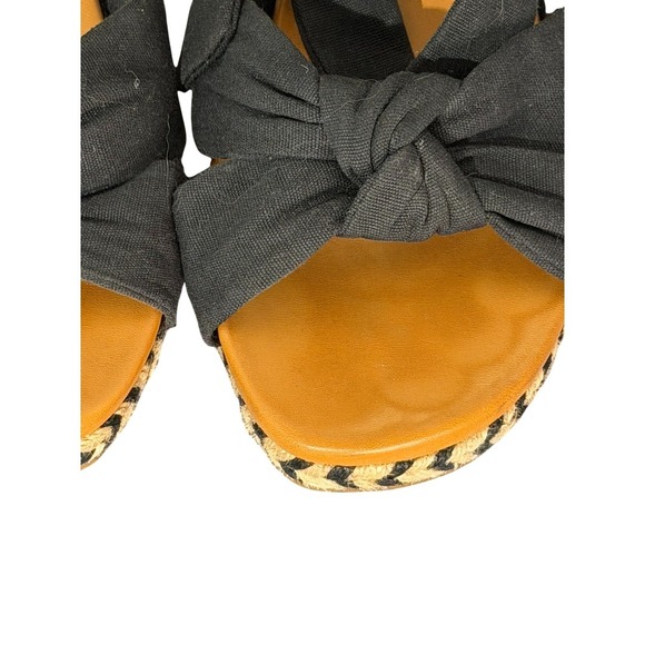 UGG Women's Yarrow Espadrille Wedge Sandal In Black sz11 - Picture 14 of 16